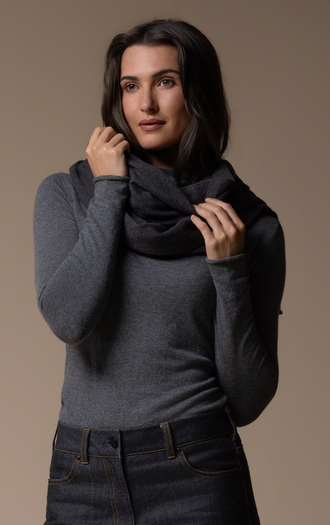 COTTON CASHMERE SCARF