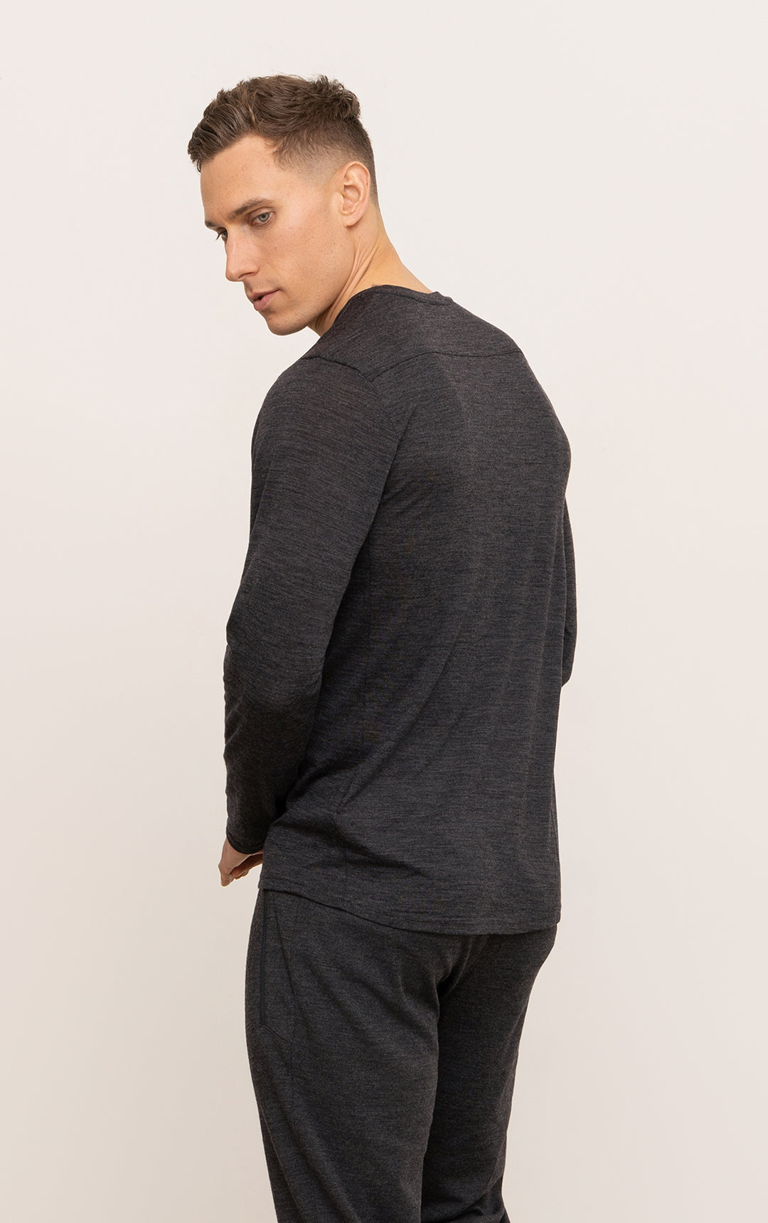 180GSM SINGLE JERSEY MERINO LS CREW