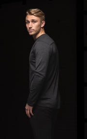 180GSM SINGLE JERSEY MERINO LS CREW