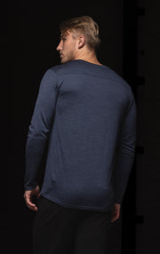 180GSM SINGLE JERSEY MERINO LS CREW