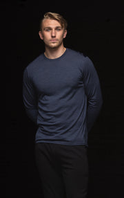 180GSM SINGLE JERSEY MERINO LS CREW