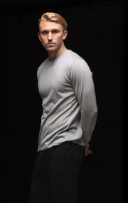 180GSM SINGLE JERSEY MERINO LS CREW