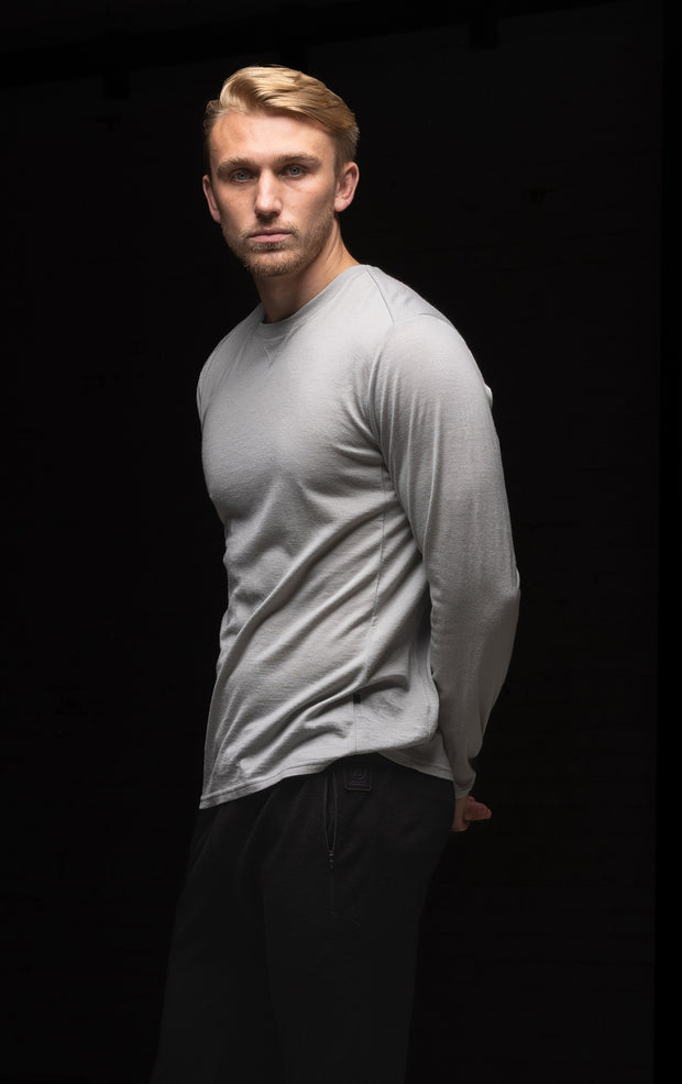 180GSM SINGLE JERSEY MERINO LS CREW