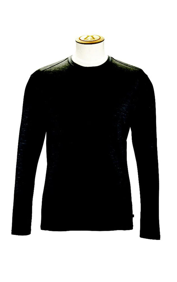 180GSM SINGLE JERSEY MERINO LS CREW