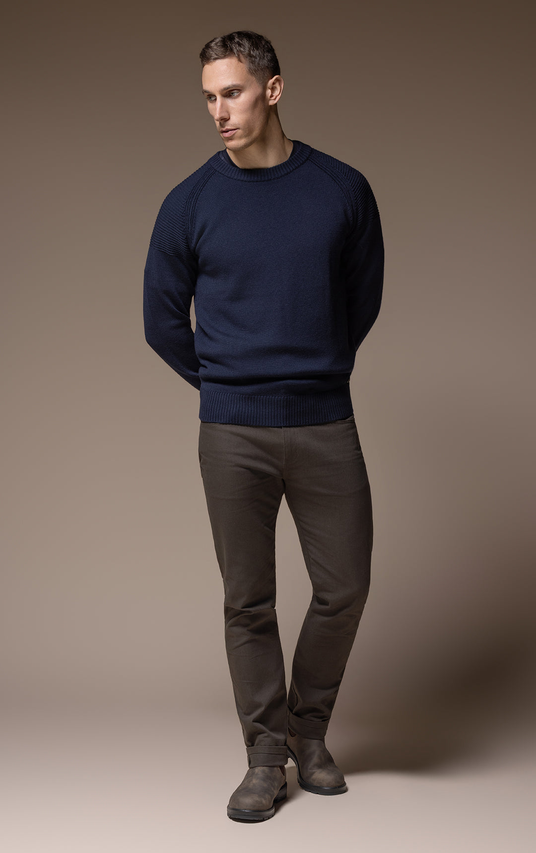 7 GAUGE MERINO CREW