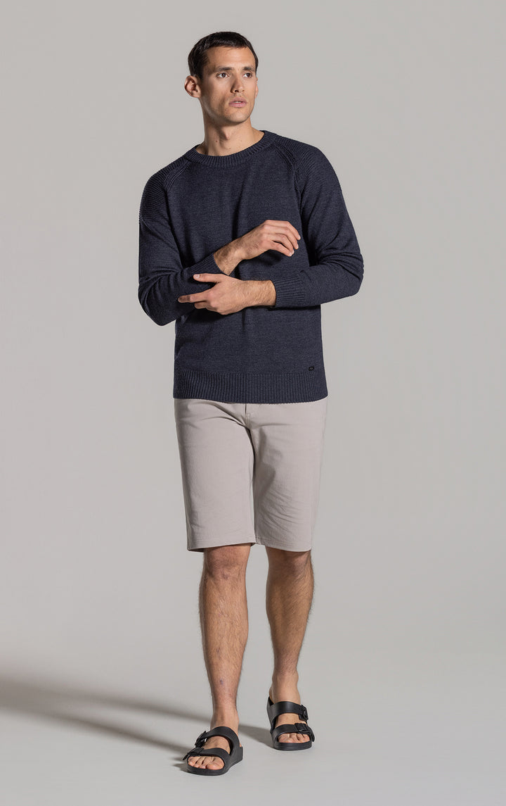 7 GAUGE MERINO CREW