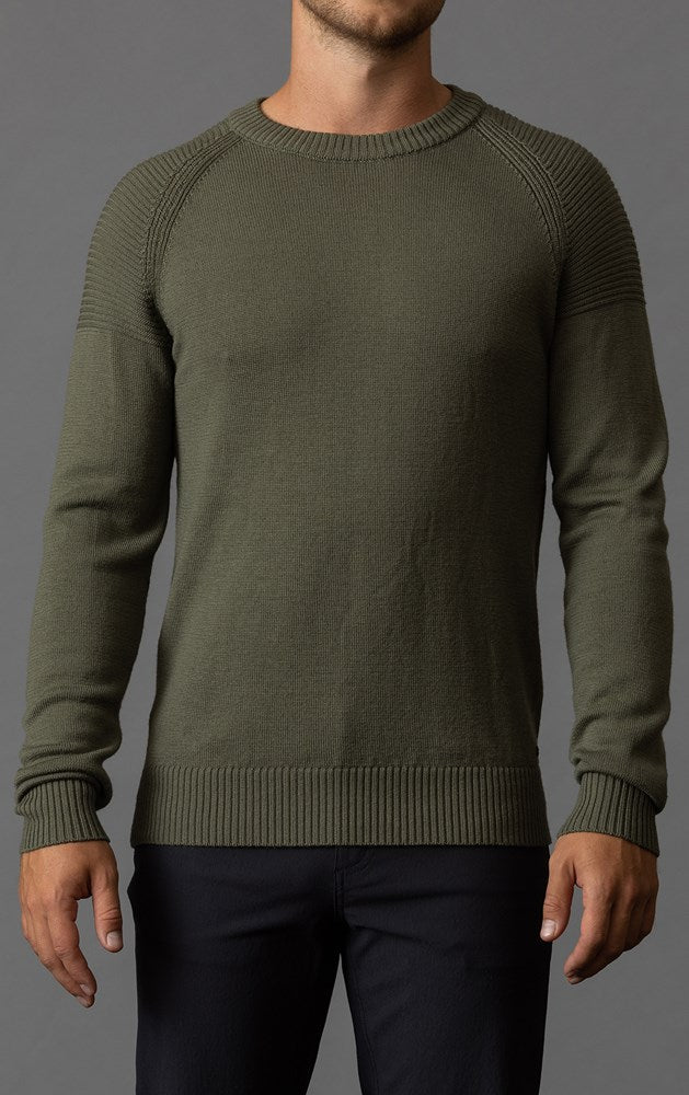 7 GAUGE MERINO CREW - CLEARANCE