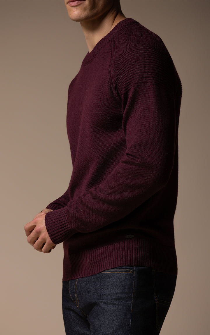 7 GAUGE MERINO CREW