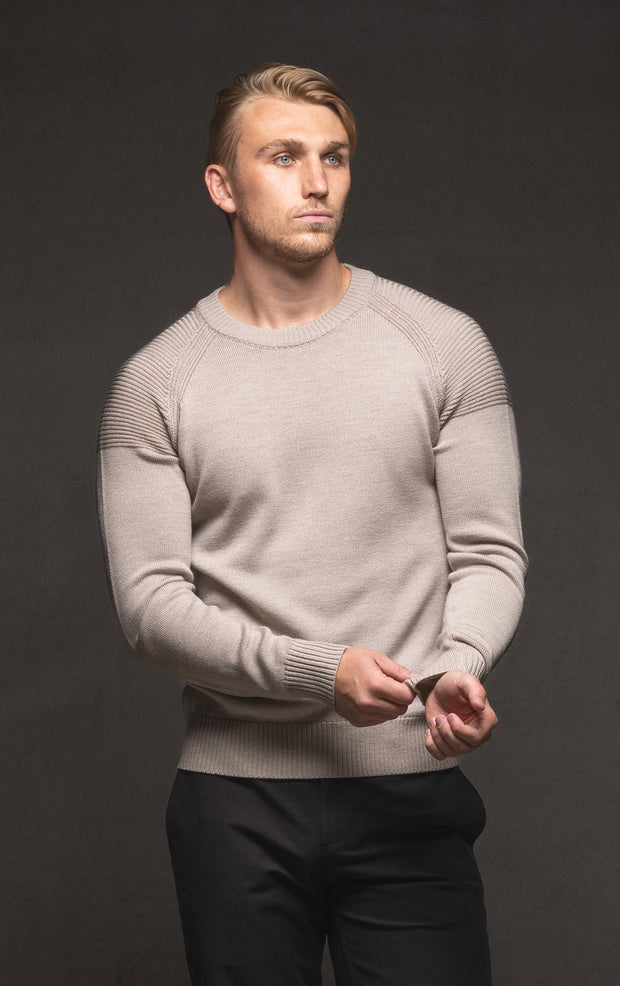 7 GAUGE MERINO CREW