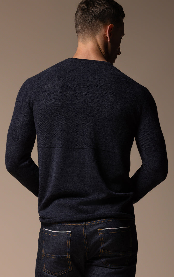 14 GAUGE MERINO LONG SLEEVE CREW
