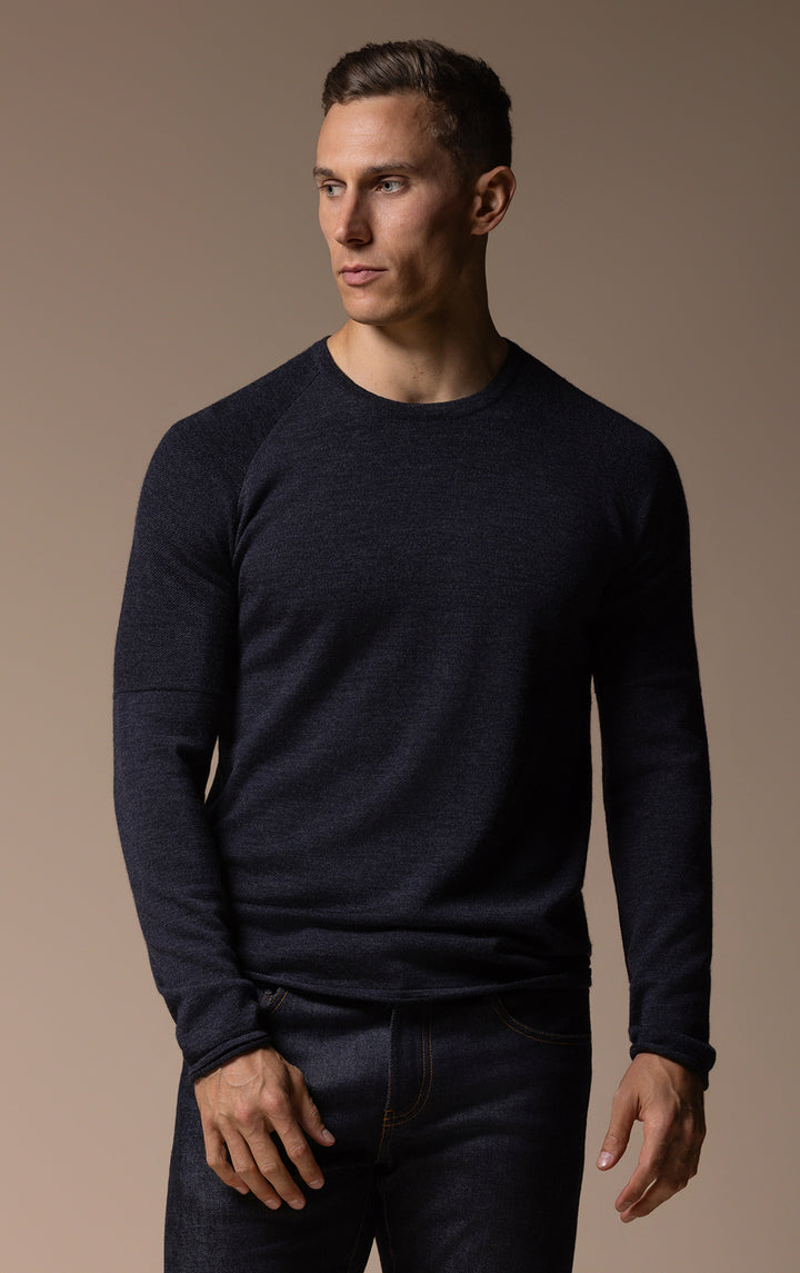 14 GAUGE MERINO LONG SLEEVE CREW