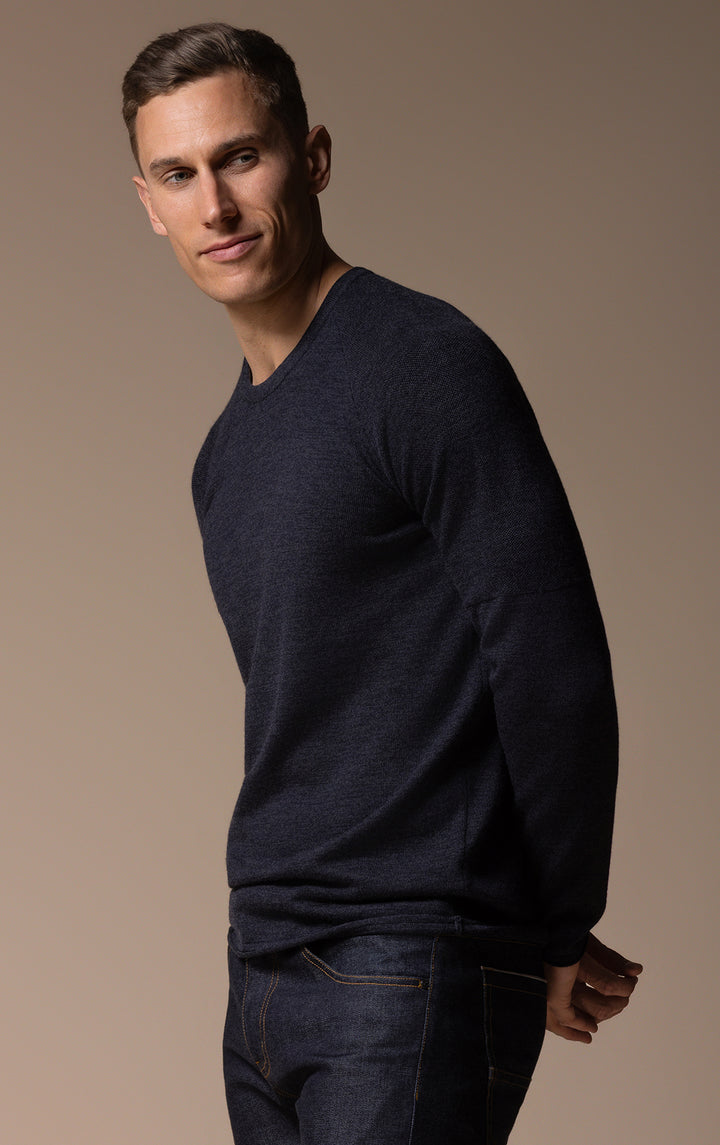 14 GAUGE MERINO LONG SLEEVE CREW