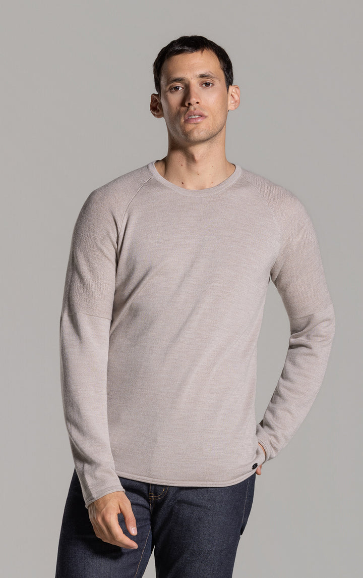 14 GAUGE MERINO LONG SLEEVE CREW
