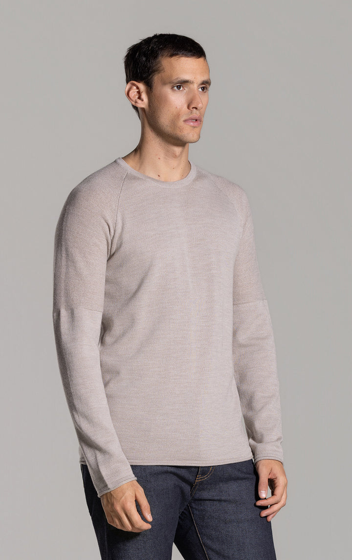14 GAUGE MERINO LONG SLEEVE CREW