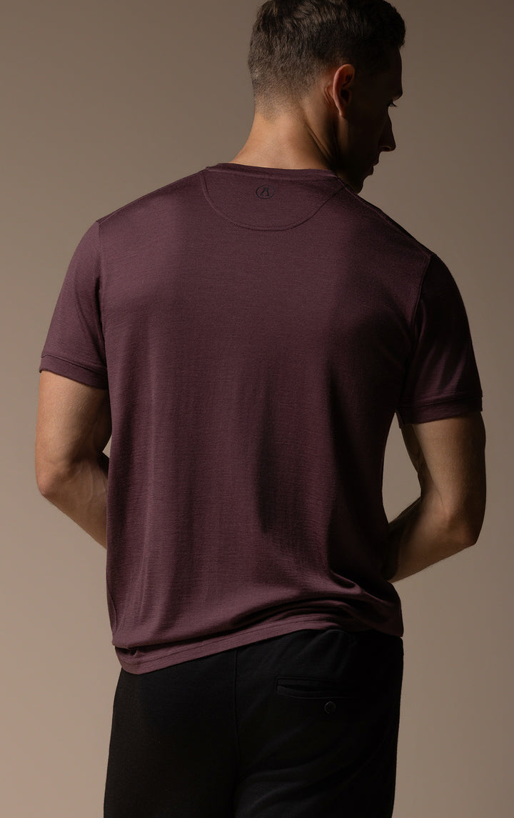 180GSM MERINO V TEE