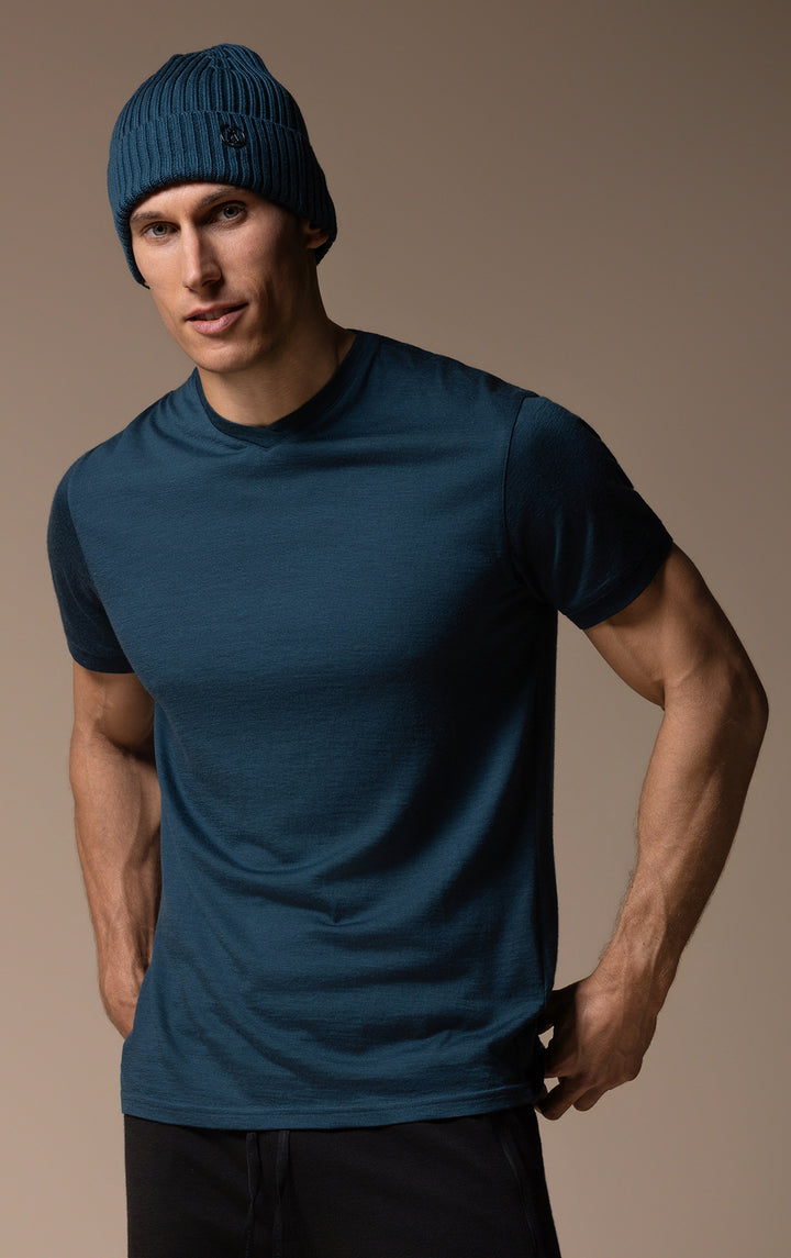 180GSM MERINO V TEE