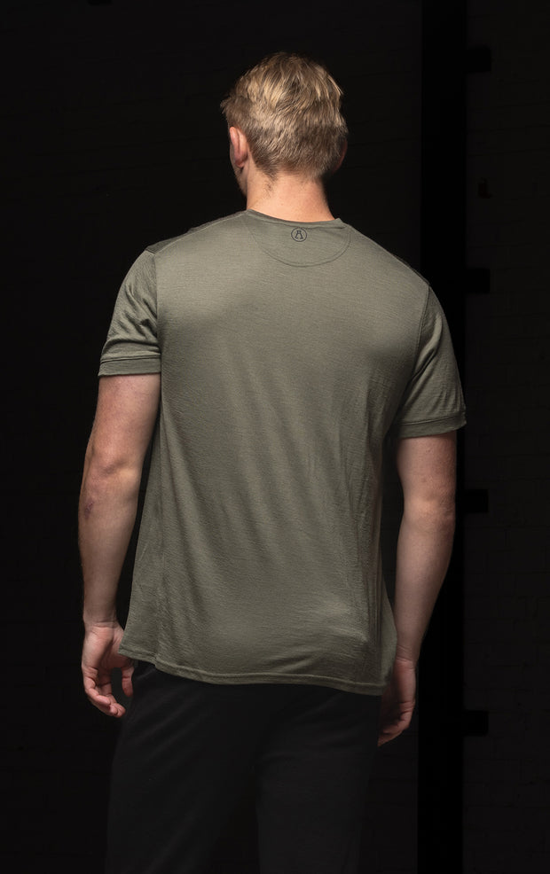 180GSM MERINO V TEE