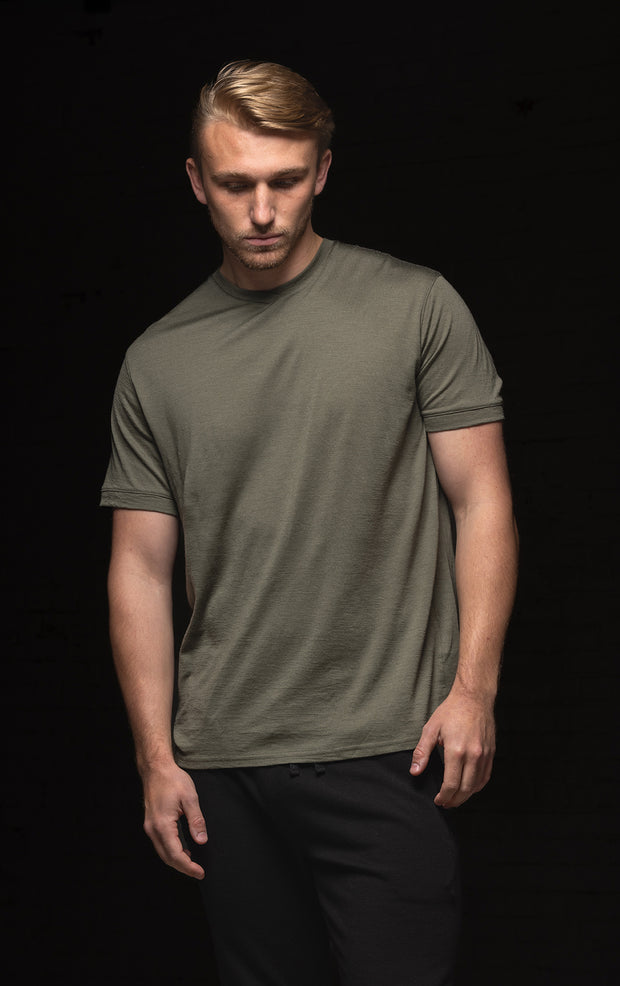 180GSM MERINO V TEE