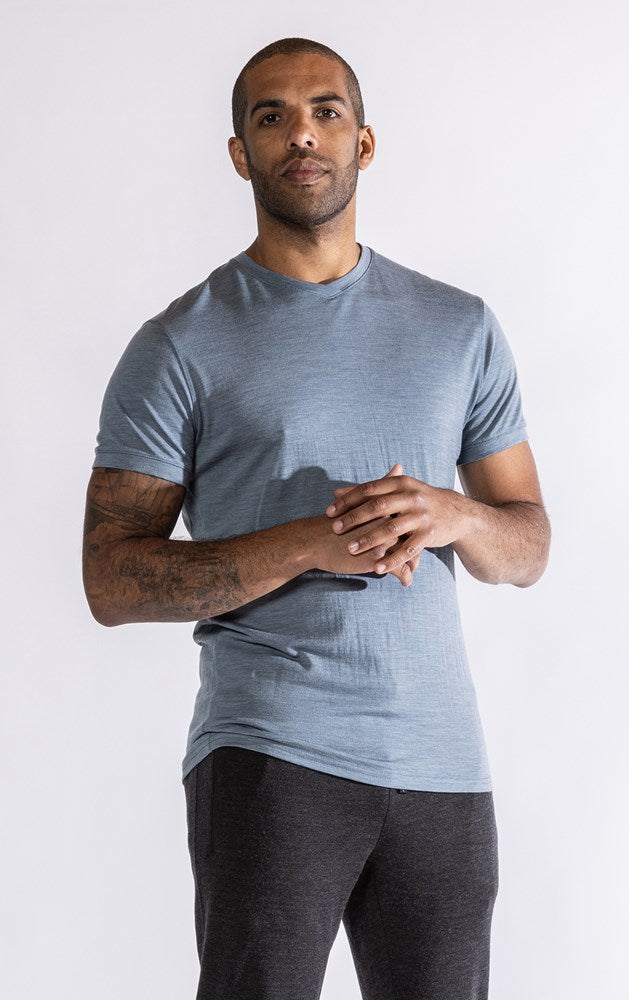 180GSM MERINO V TEE