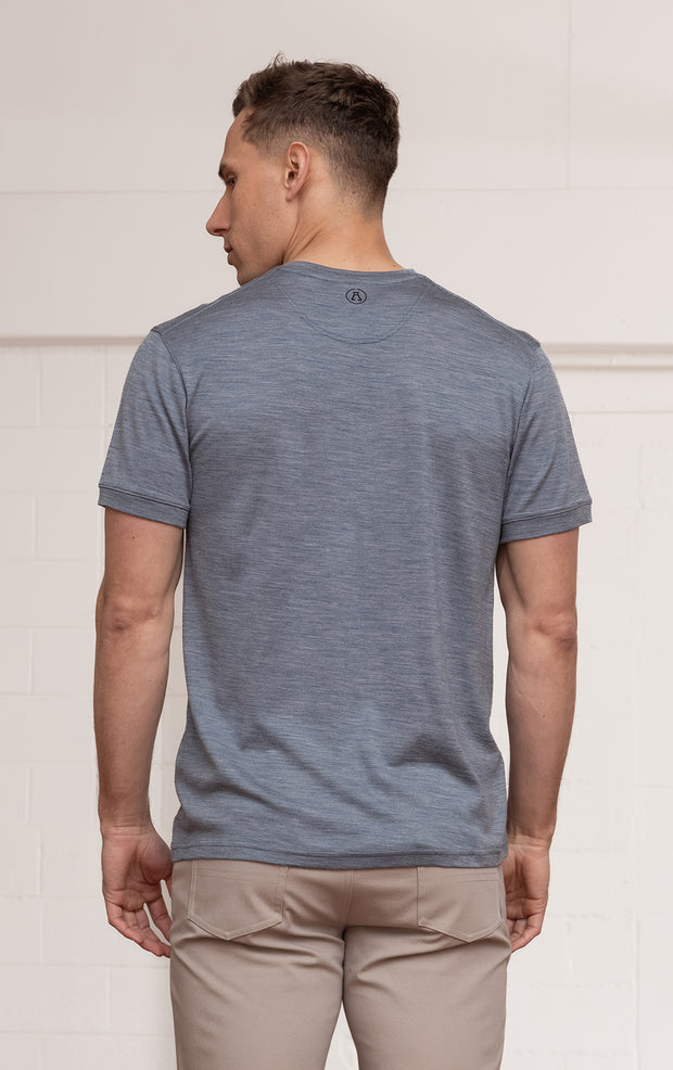 180GSM MERINO V TEE