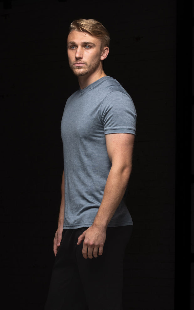 180GSM MERINO V TEE