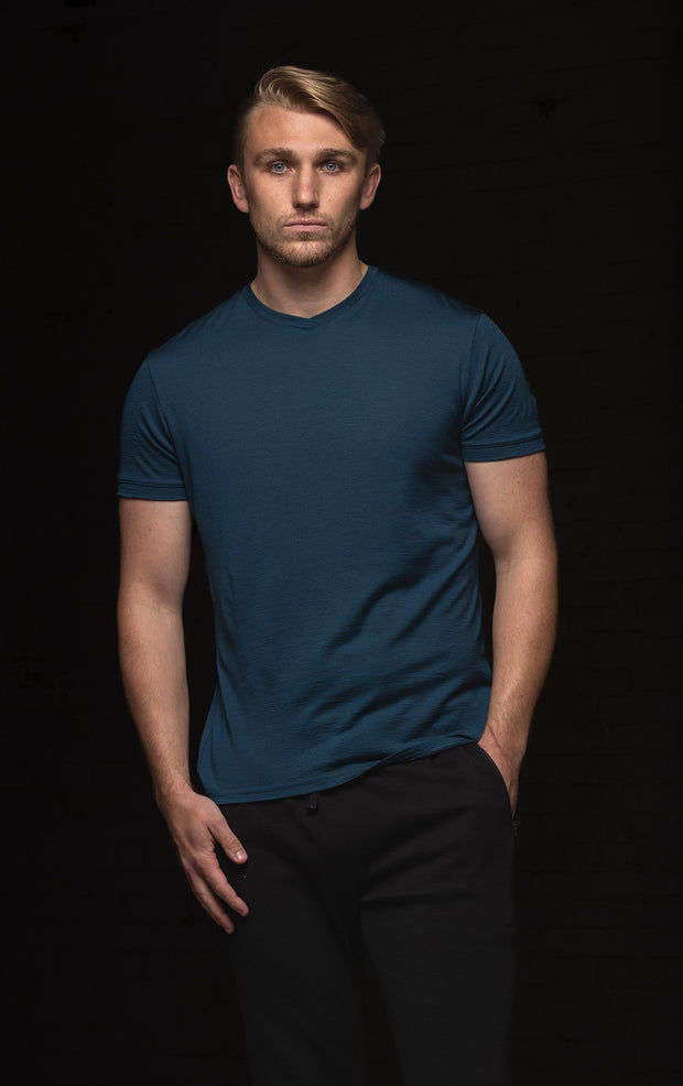 180GSM MERINO V TEE