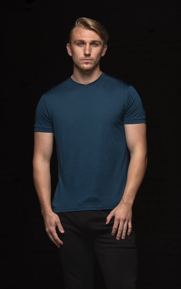 180GSM MERINO V TEE