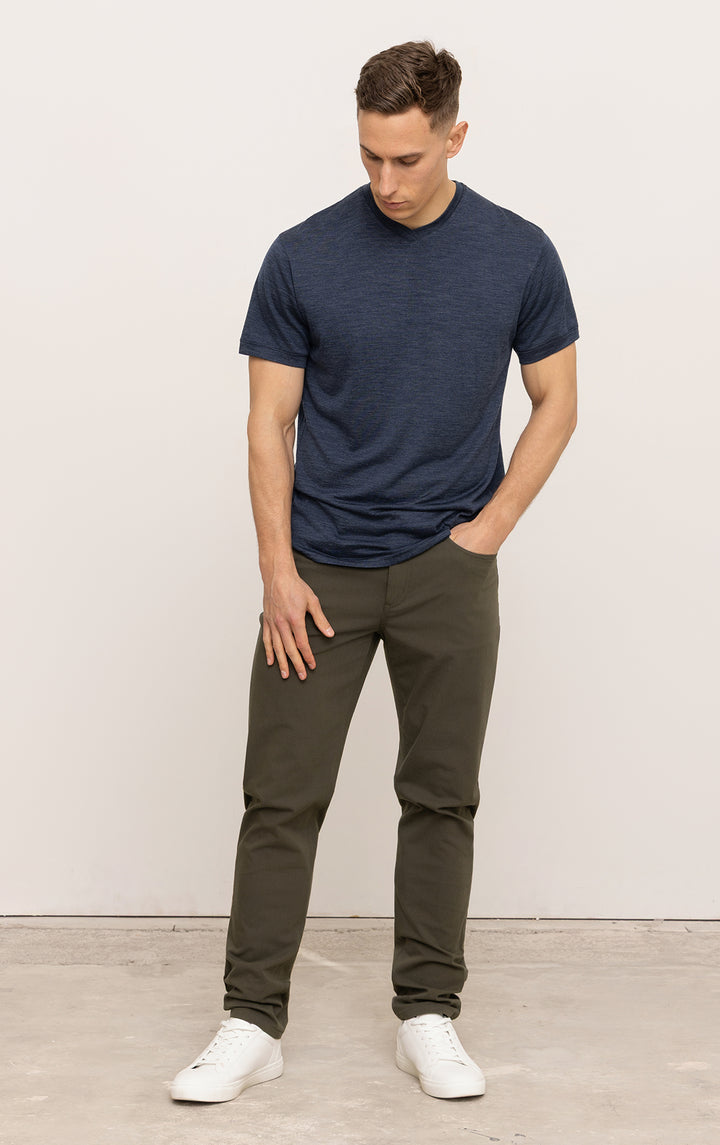 180GSM MERINO V TEE