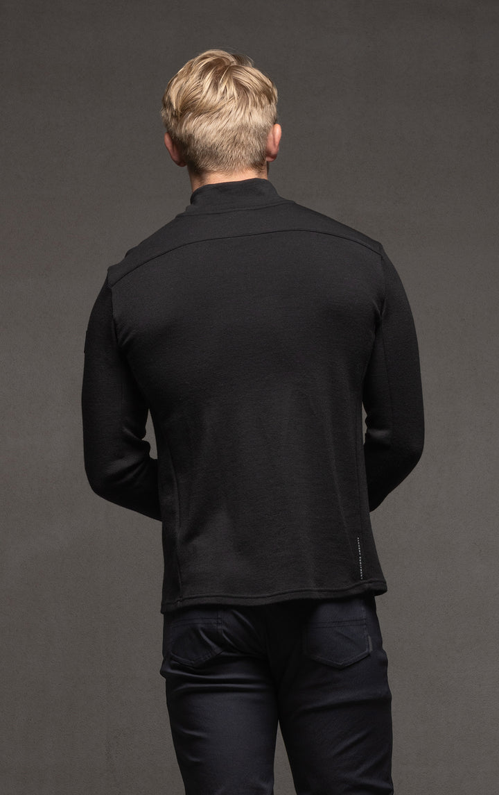 320GSM MERINO 1/4 ZIP