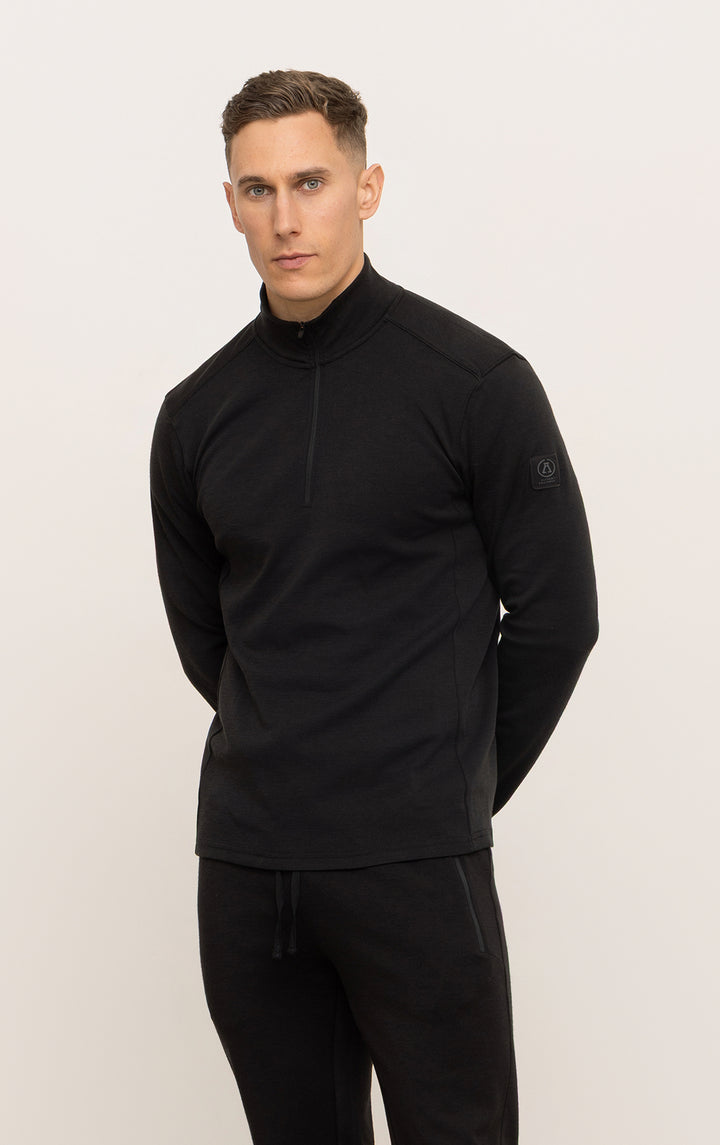 320GSM MERINO 1/4 ZIP