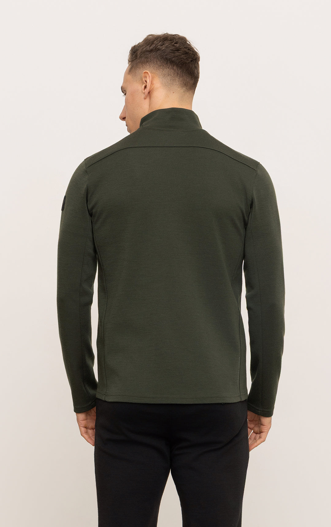 320GSM MERINO 1/4 ZIP