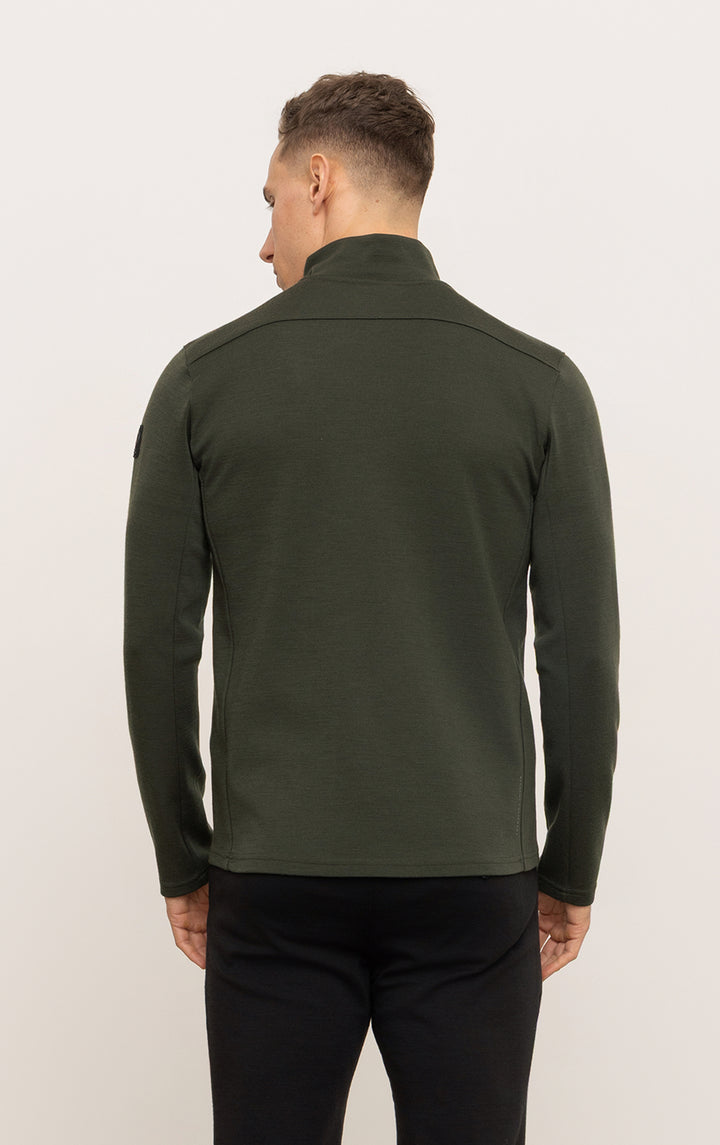 320GSM MERINO 1/4 ZIP