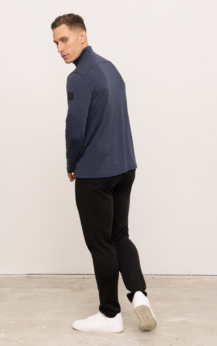 320GSM MERINO 1/4 ZIP
