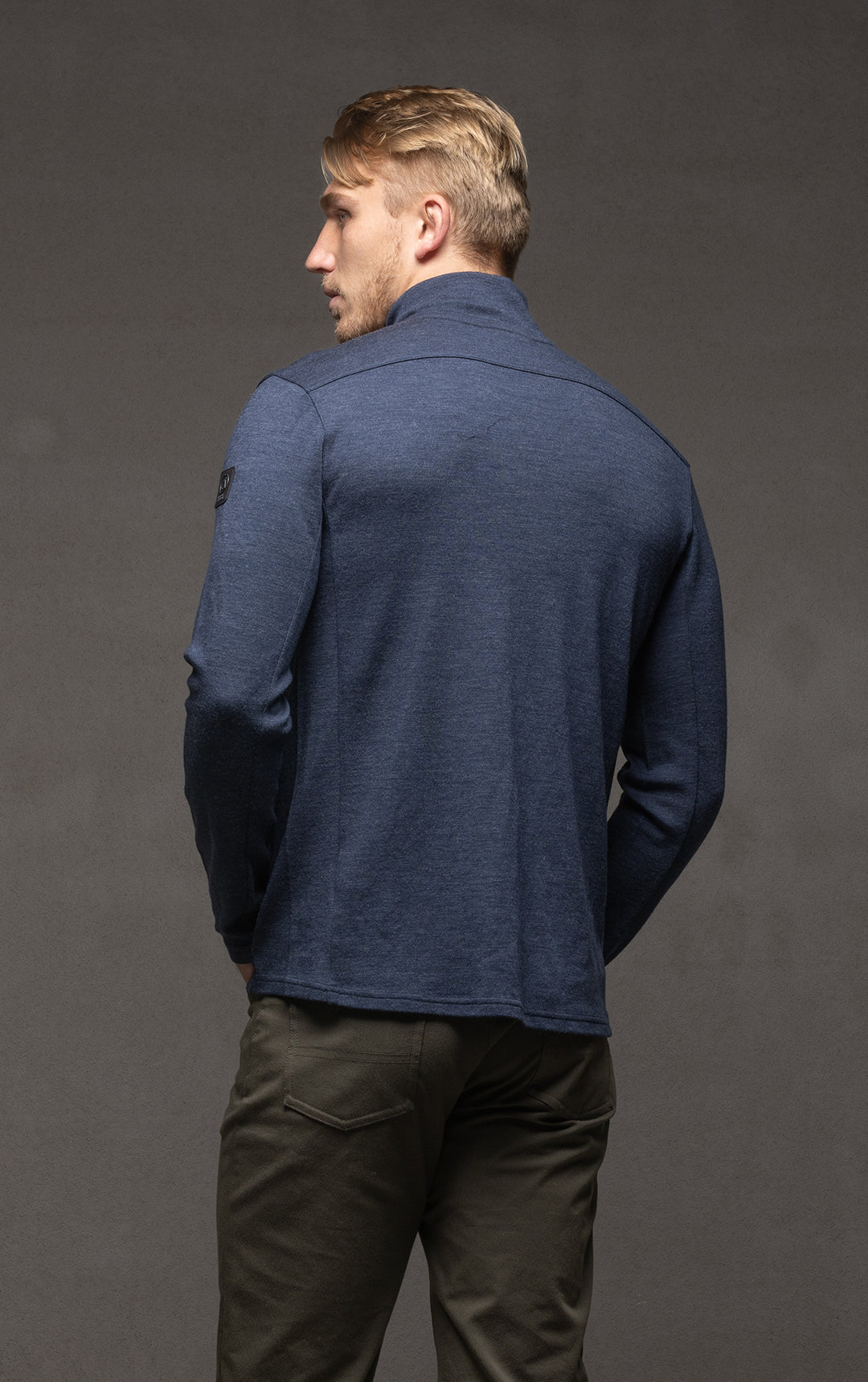 320GSM MERINO 1/4 ZIP