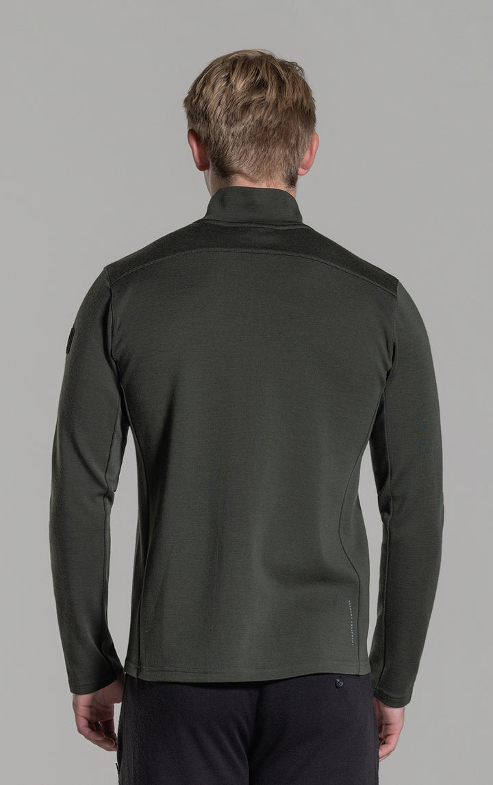 320GSM MERINO 1/4 ZIP