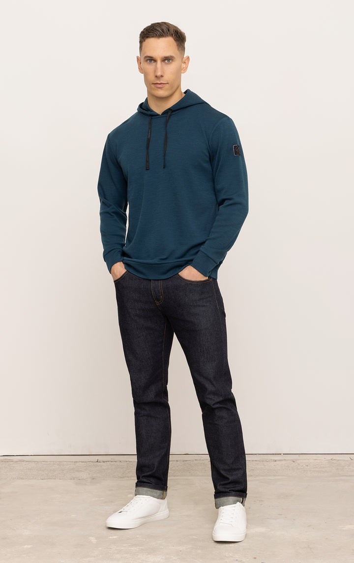 320GSM MERINO HOODED PULLOVER