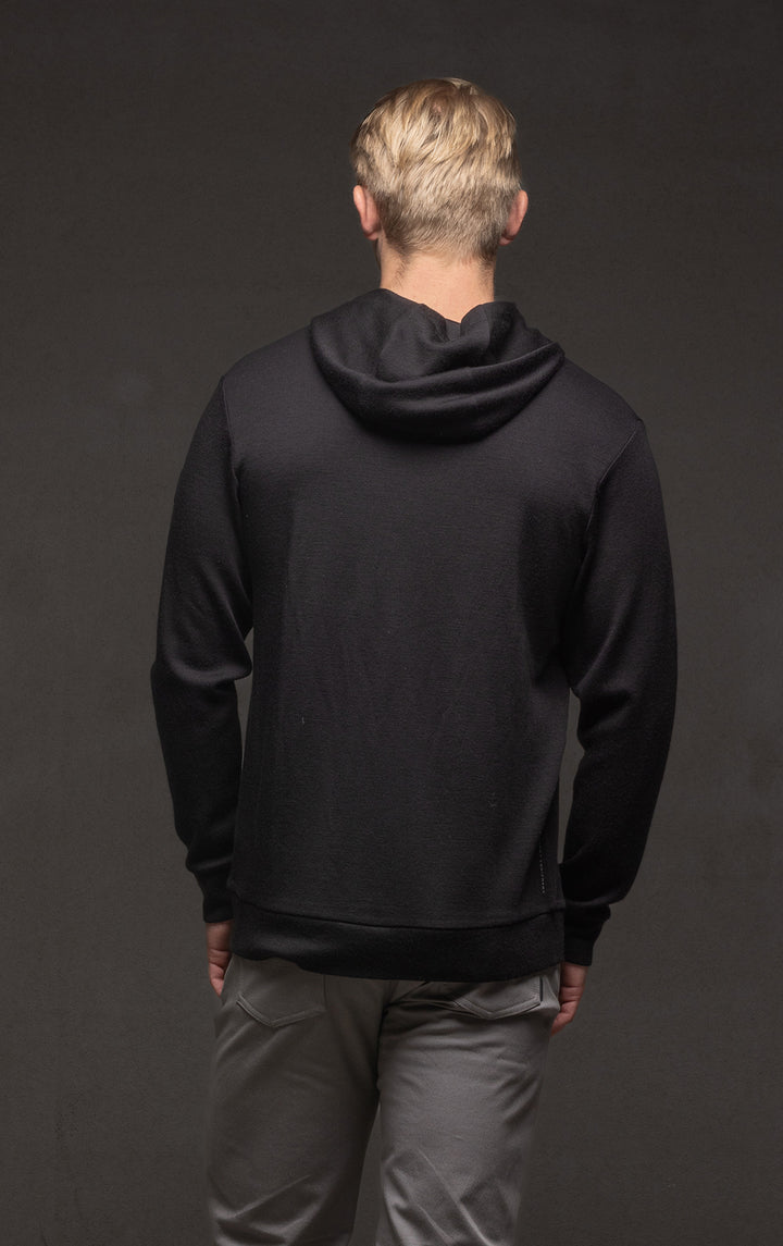 320GSM MERINO HOODED PULLOVER