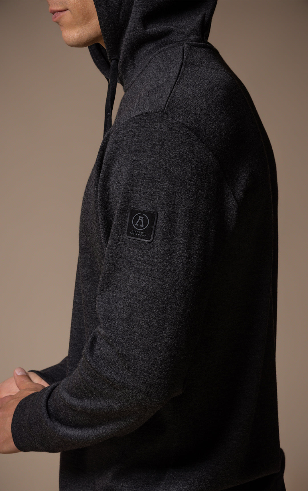 320GSM MERINO HOODED PULLOVER
