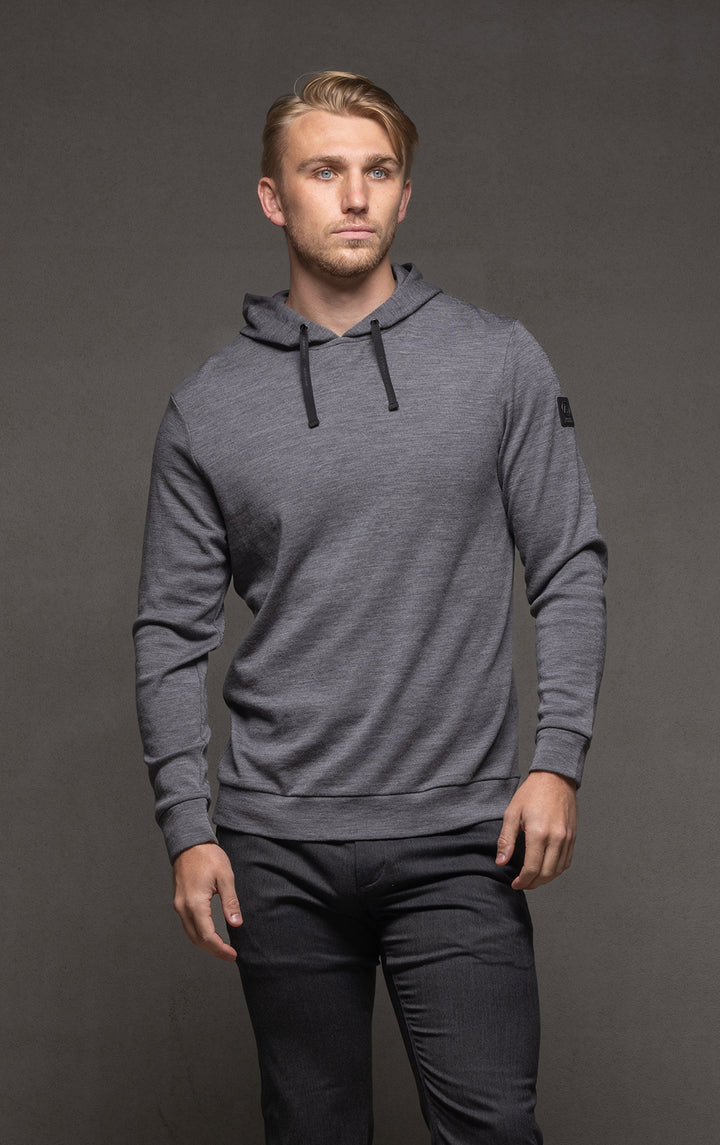 320GSM MERINO HOODED PULLOVER