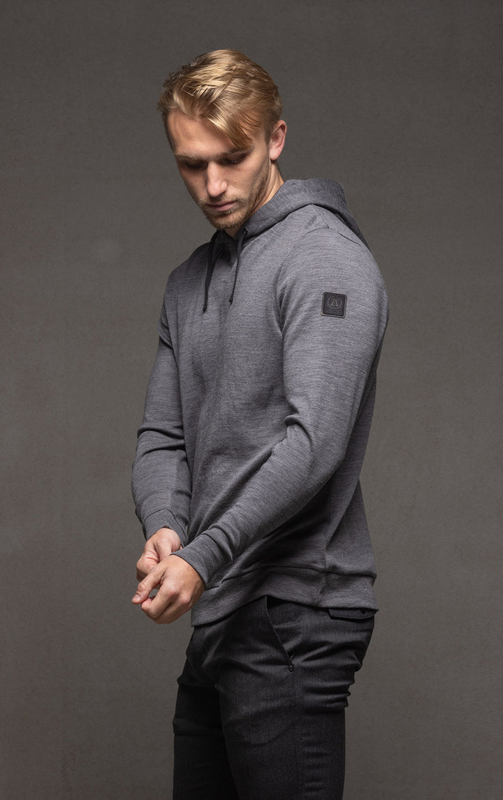 320GSM MERINO HOODED PULLOVER