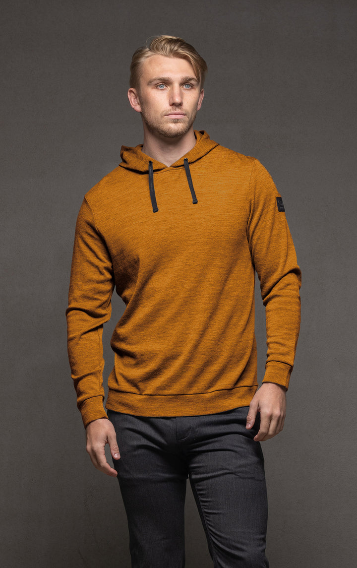 320GSM MERINO HOODED PULLOVER
