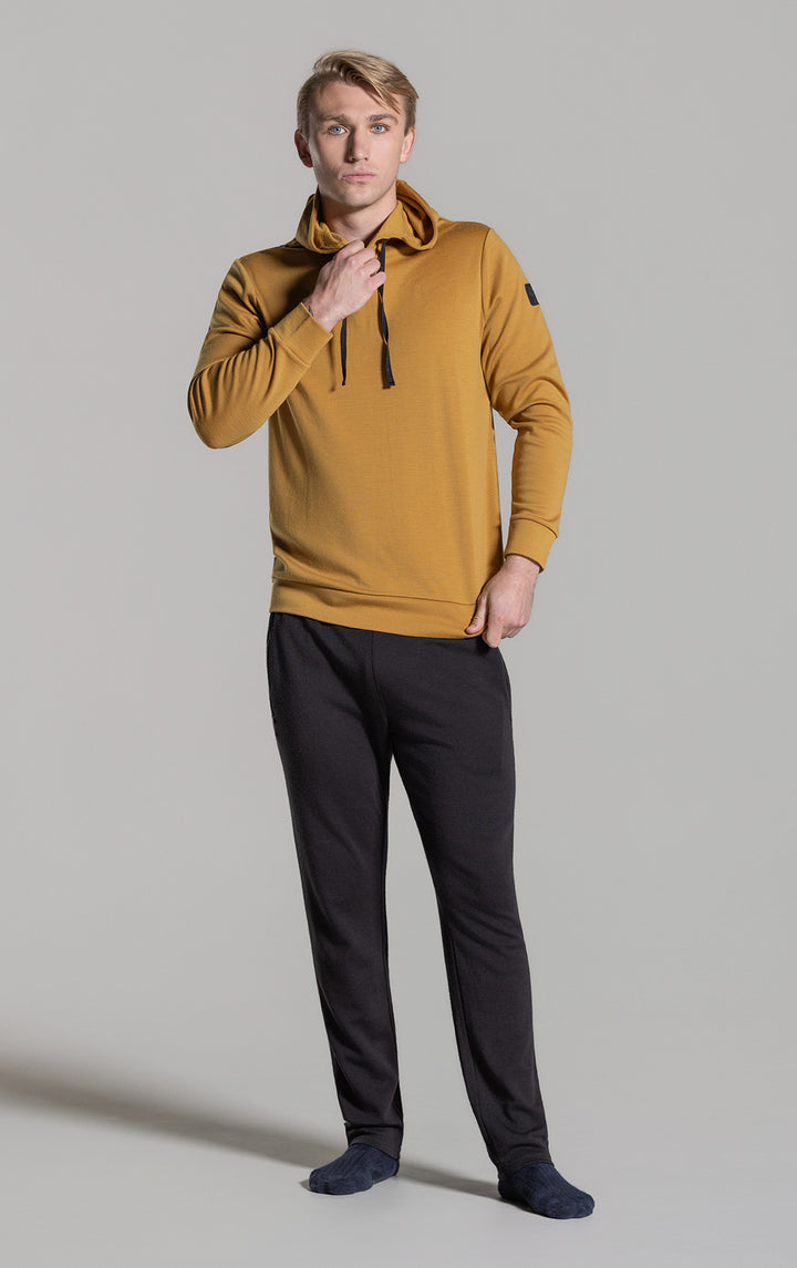 320GSM MERINO HOODED PULLOVER