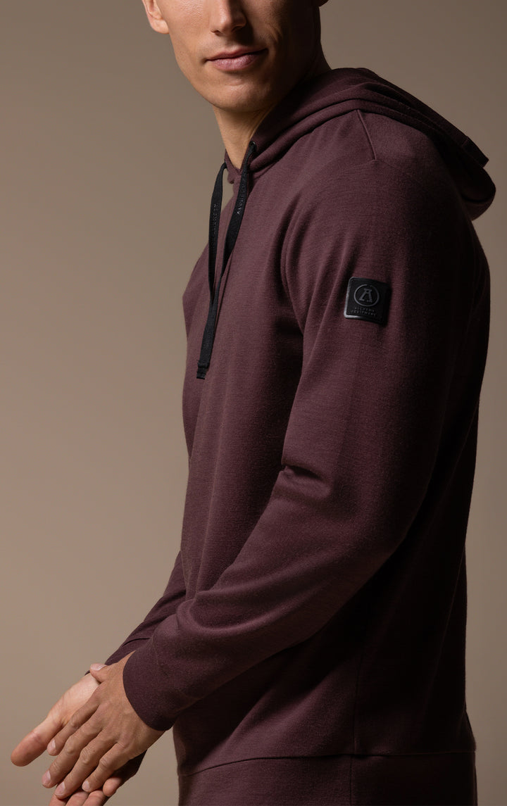 320GSM MERINO HOODED PULLOVER