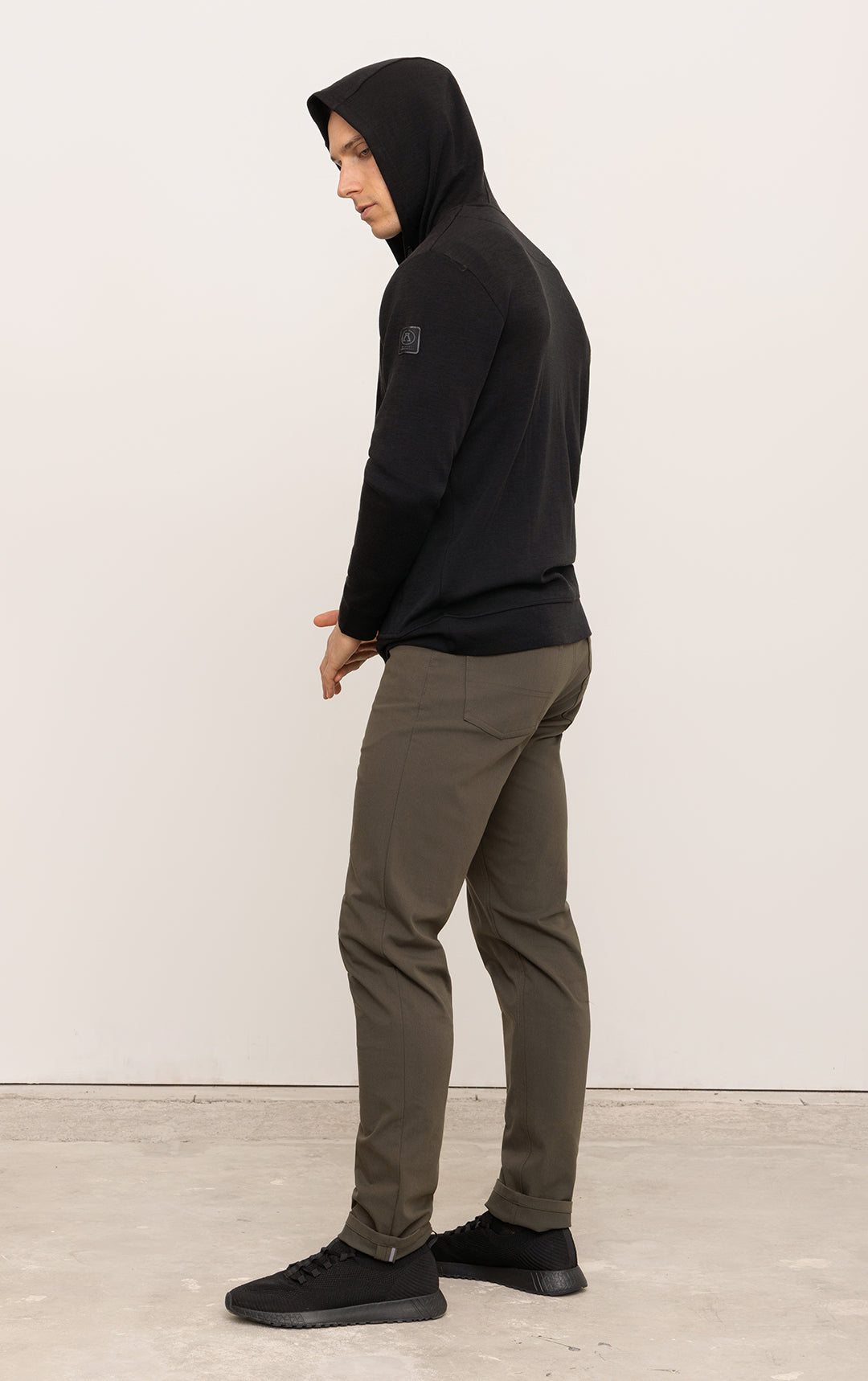 320GSM MERINO HOODED PULLOVER