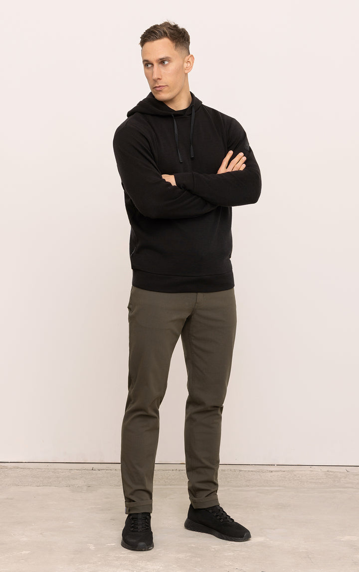 320GSM MERINO HOODED PULLOVER