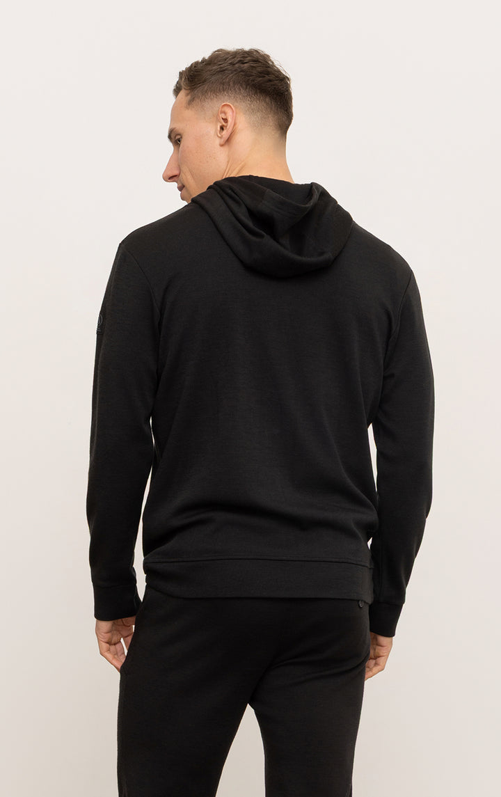 320GSM MERINO ZIPPED HOODY