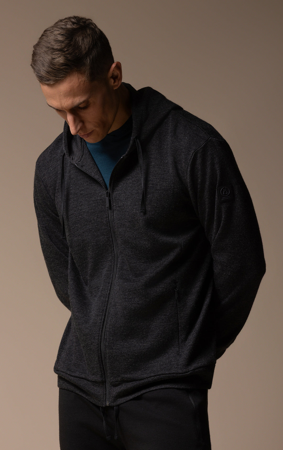 320GSM MERINO ZIPPED HOODY