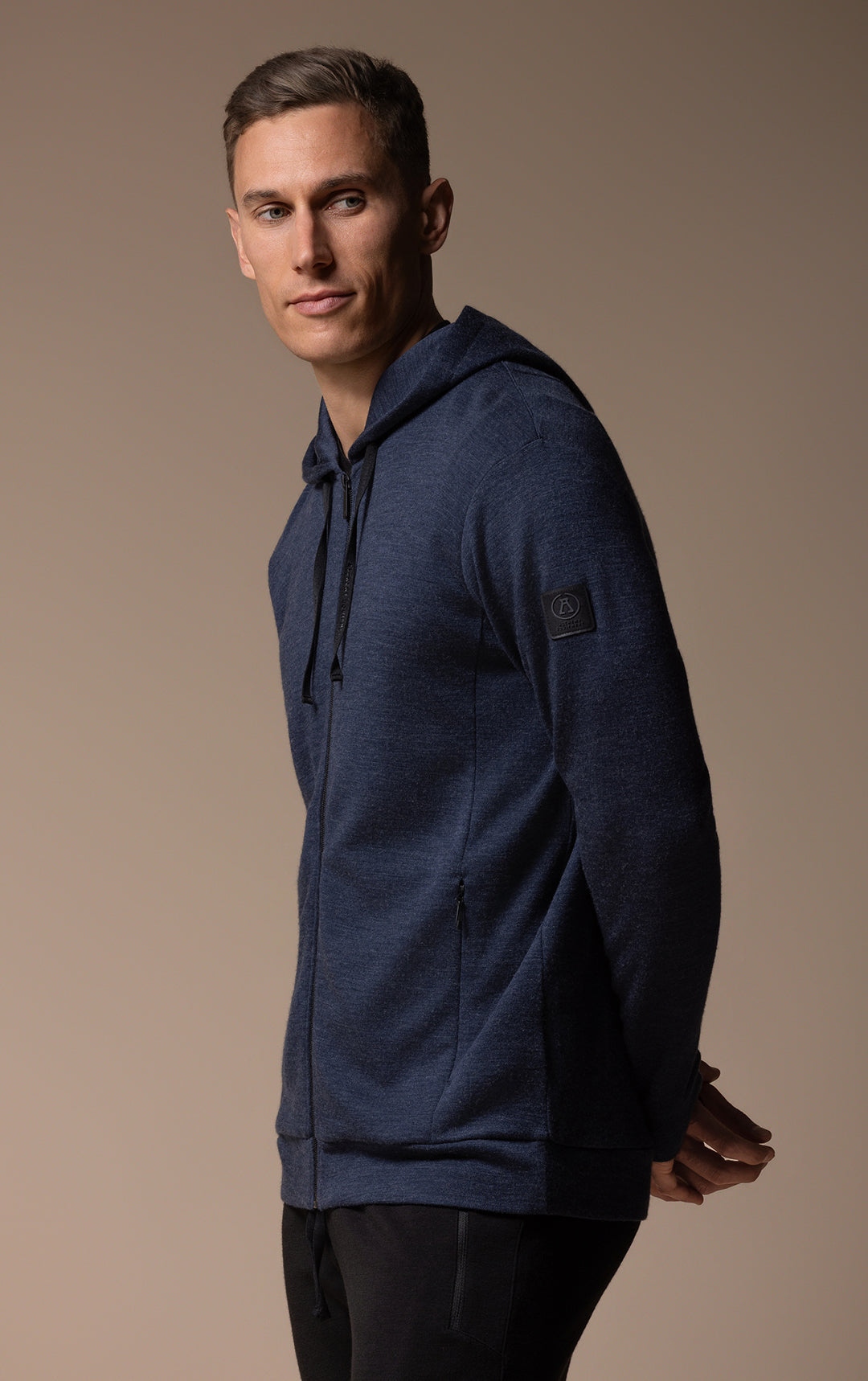 320GSM MERINO ZIPPED HOODY