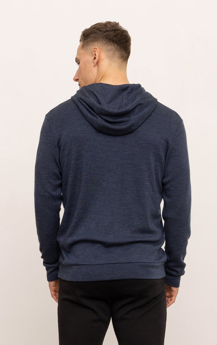 320GSM MERINO ZIPPED HOODY