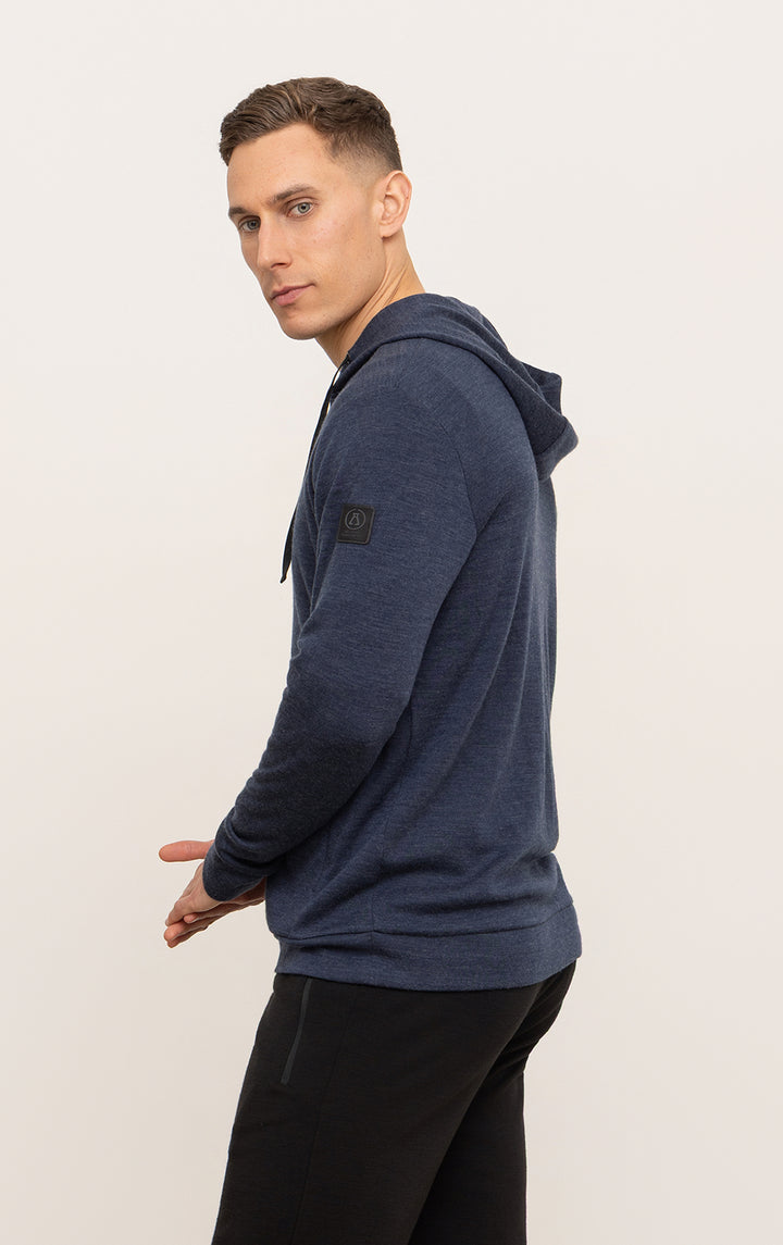 320GSM MERINO ZIPPED HOODY